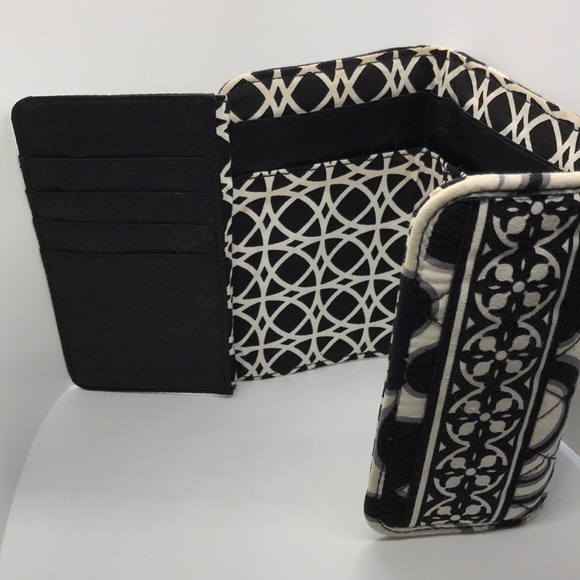 Vera Bradley Euro Wallet Day and Night Pattern - Picture 4 of 5
